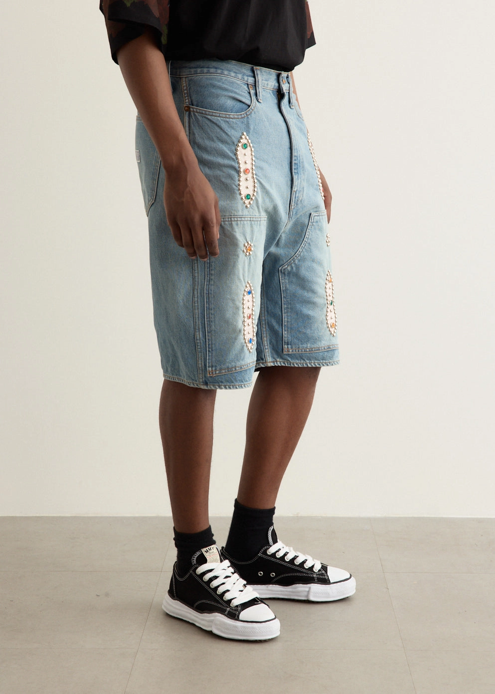 Function Fit Festival Outfit Urban Explorer 14oz Denim Shorts (STUDS Remake)