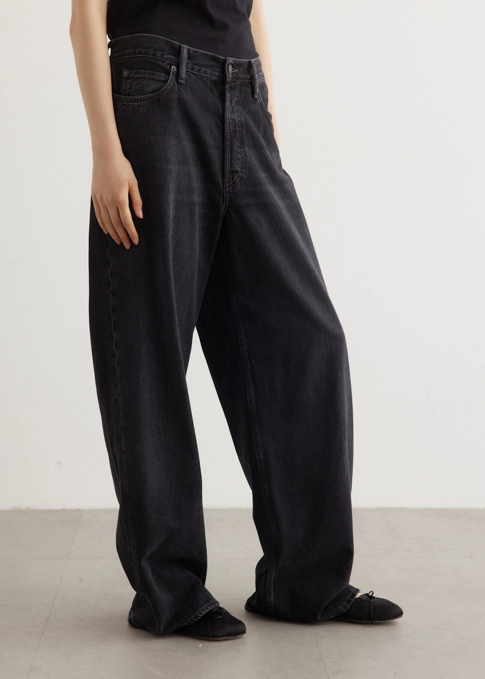 Multi Pocket Design Versatile Winter Warmth 1981F Loose Jeans