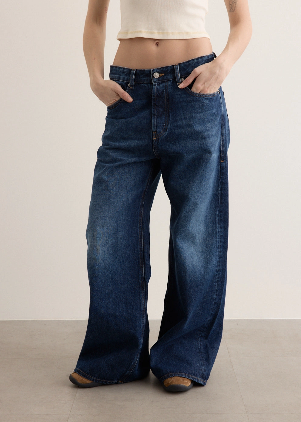 1996 D-SIRE 5 Pockets Jeans Beach Day Versatile Soft