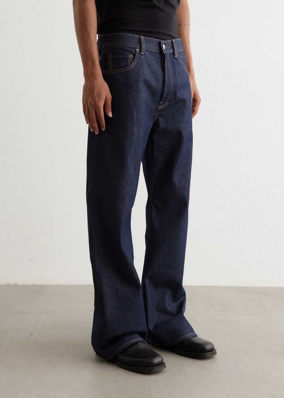 Adjustable Belt Loops Daily Favorite 2021M New Raw Jeans