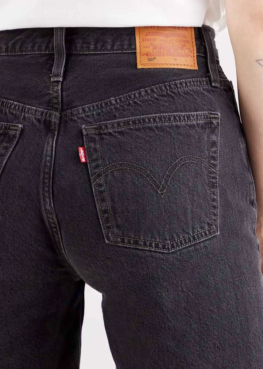 501 Mid Thigh Short - Lunar Black Active Utility