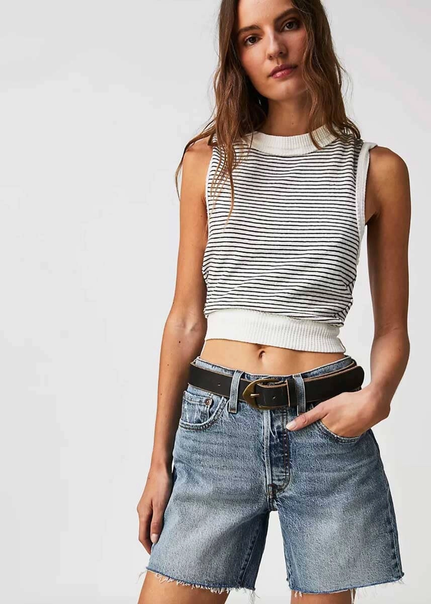 501 Mid Thigh Short - Odeon Sporty Vibe