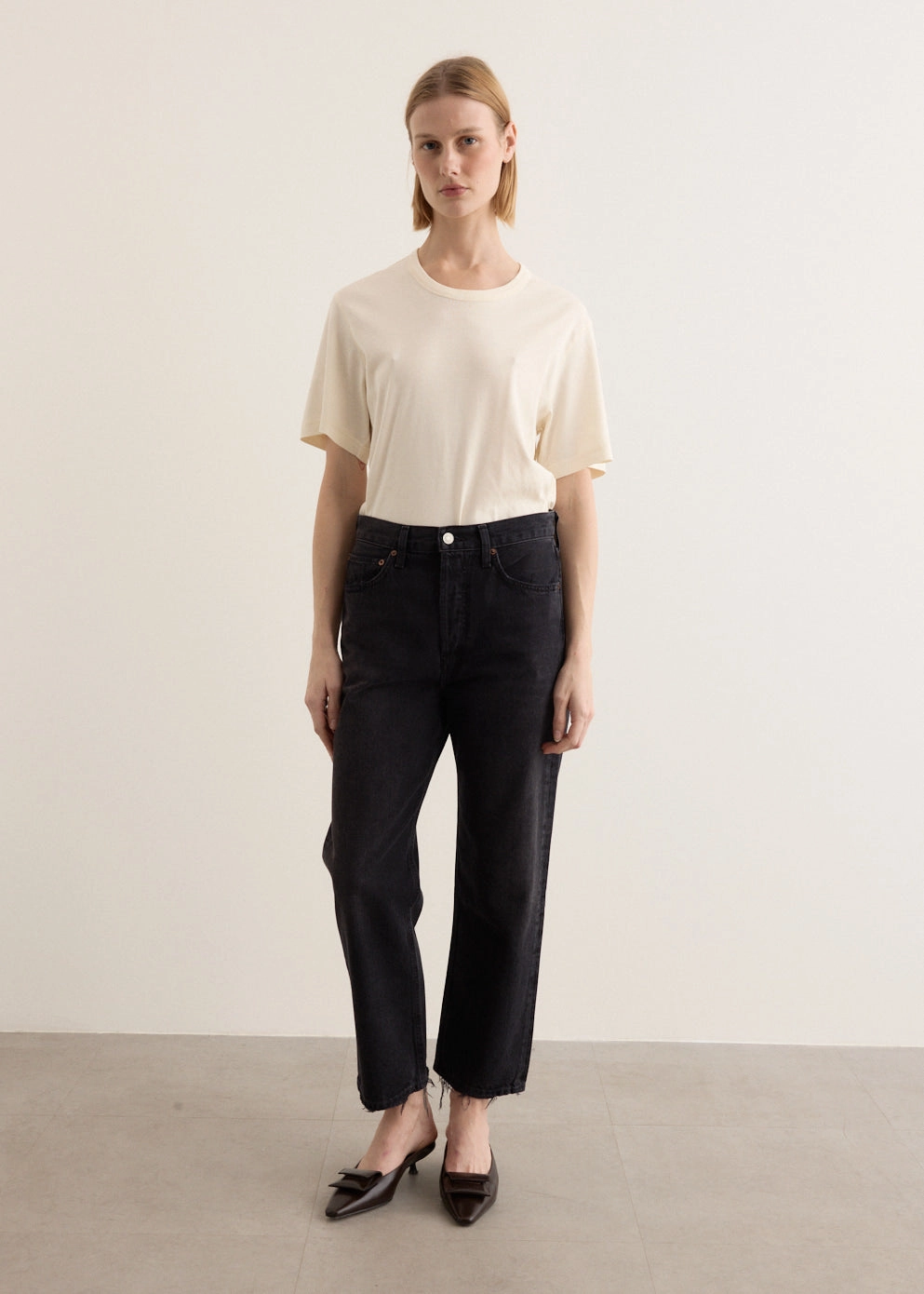 Daily Musthave Style Daily 90's Crop Mid Rise Loose Straight Jeans