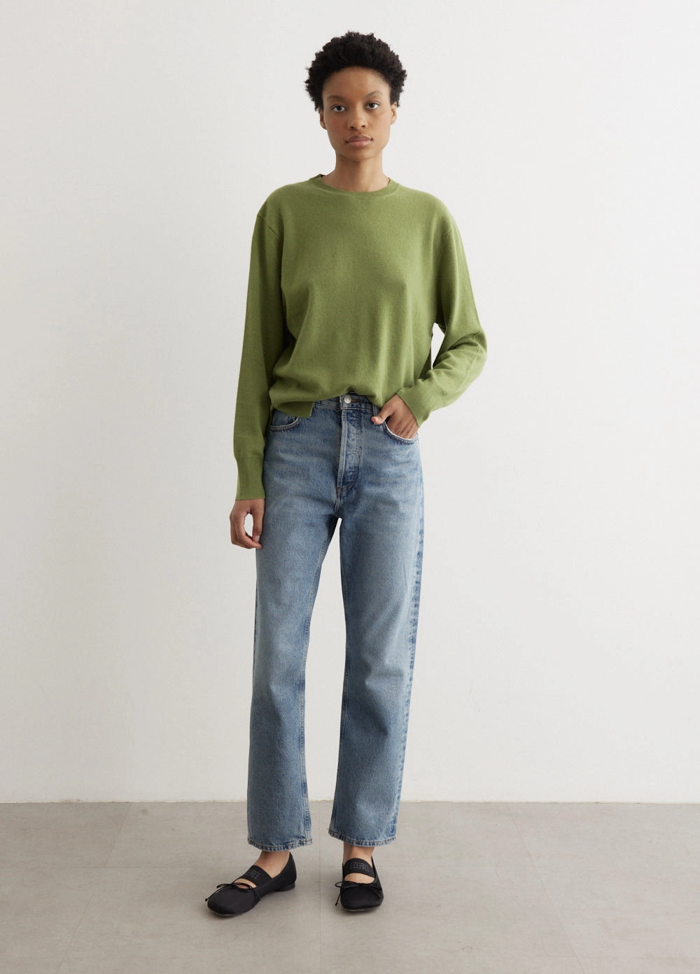 Wrinkle Free Fabric Treatment 90's Pinch Waist Jeans