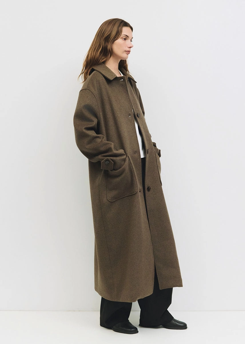 QuickAccessPockets Layered Protection The London Coat - Brown