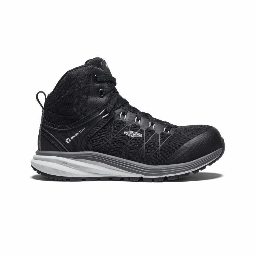 All Weather Windy Weather Soft Insole Women's Vista Energy Mid (Carbon Toe)  |  Vapor/Black