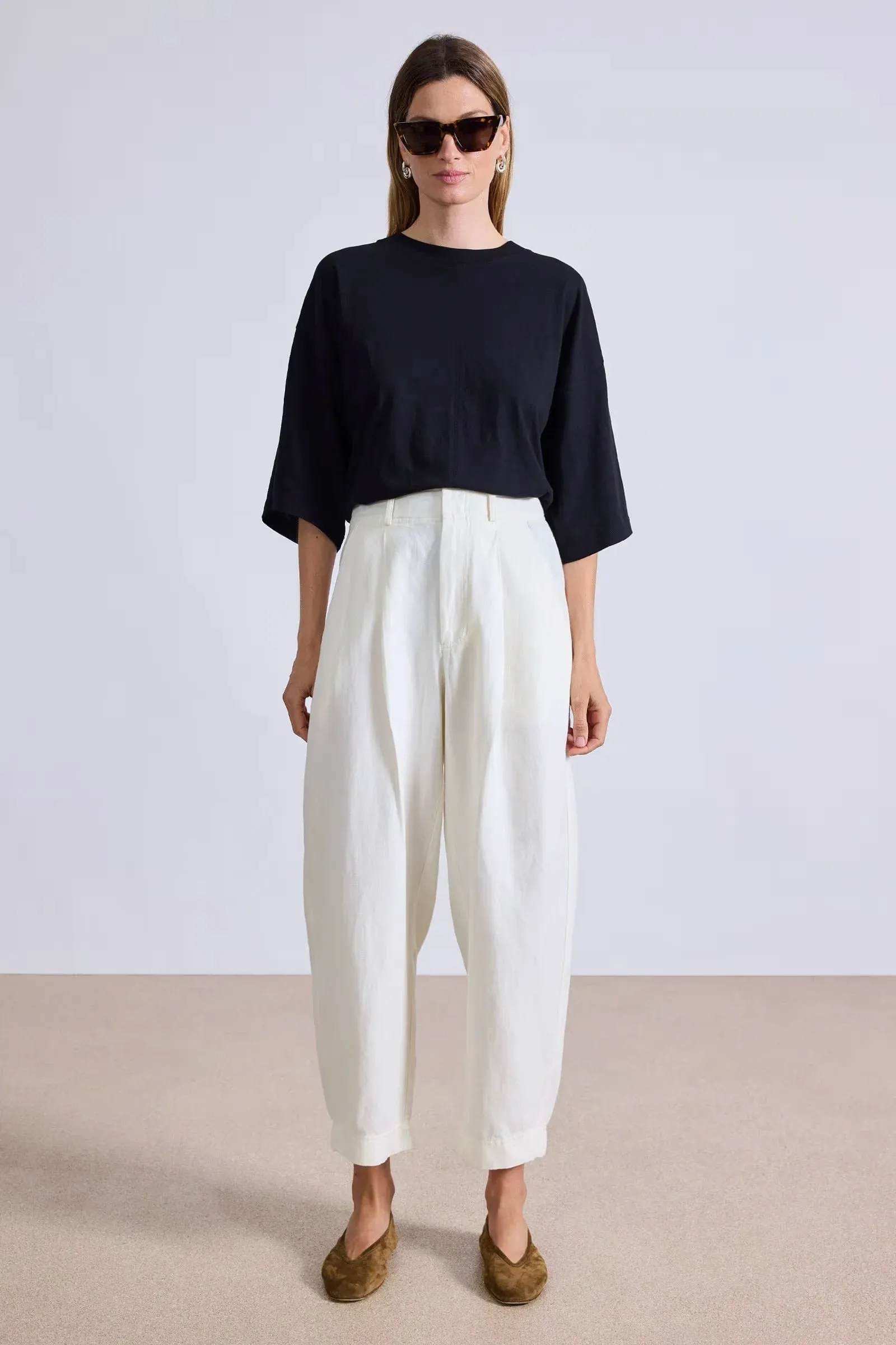 Effortless Design Petite Bari Crop Trouser