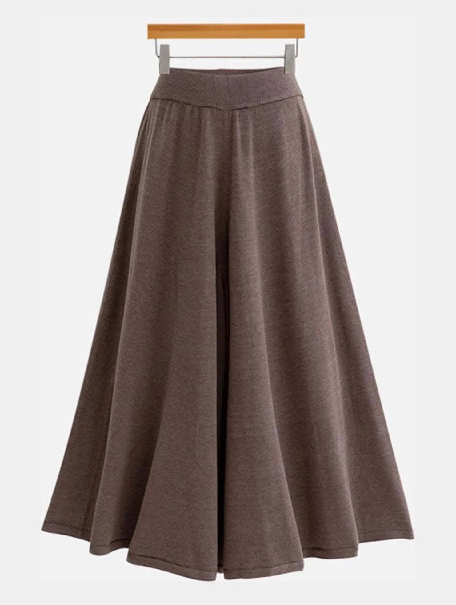 HiddenDrawcord MIDI LENGTH HIGH WAIST CASUAL SKIRT