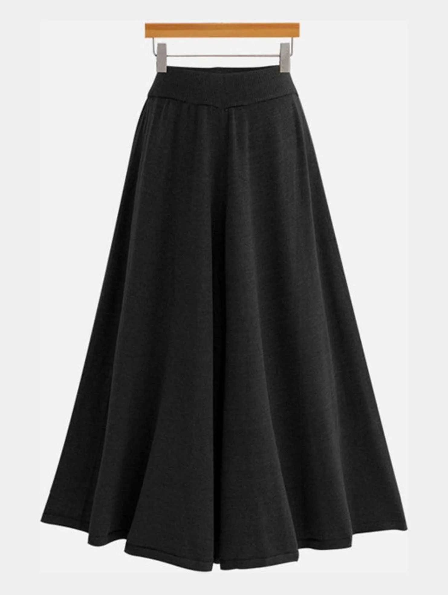 MIDI LENGTH HIGH WAIST CASUAL SKIRT Static free Non Restrictive