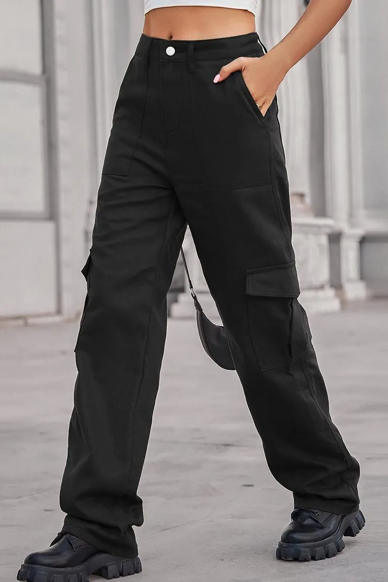 Performance Design Fit Side slits SIMPLE BASIC LONG CARGO PANTS