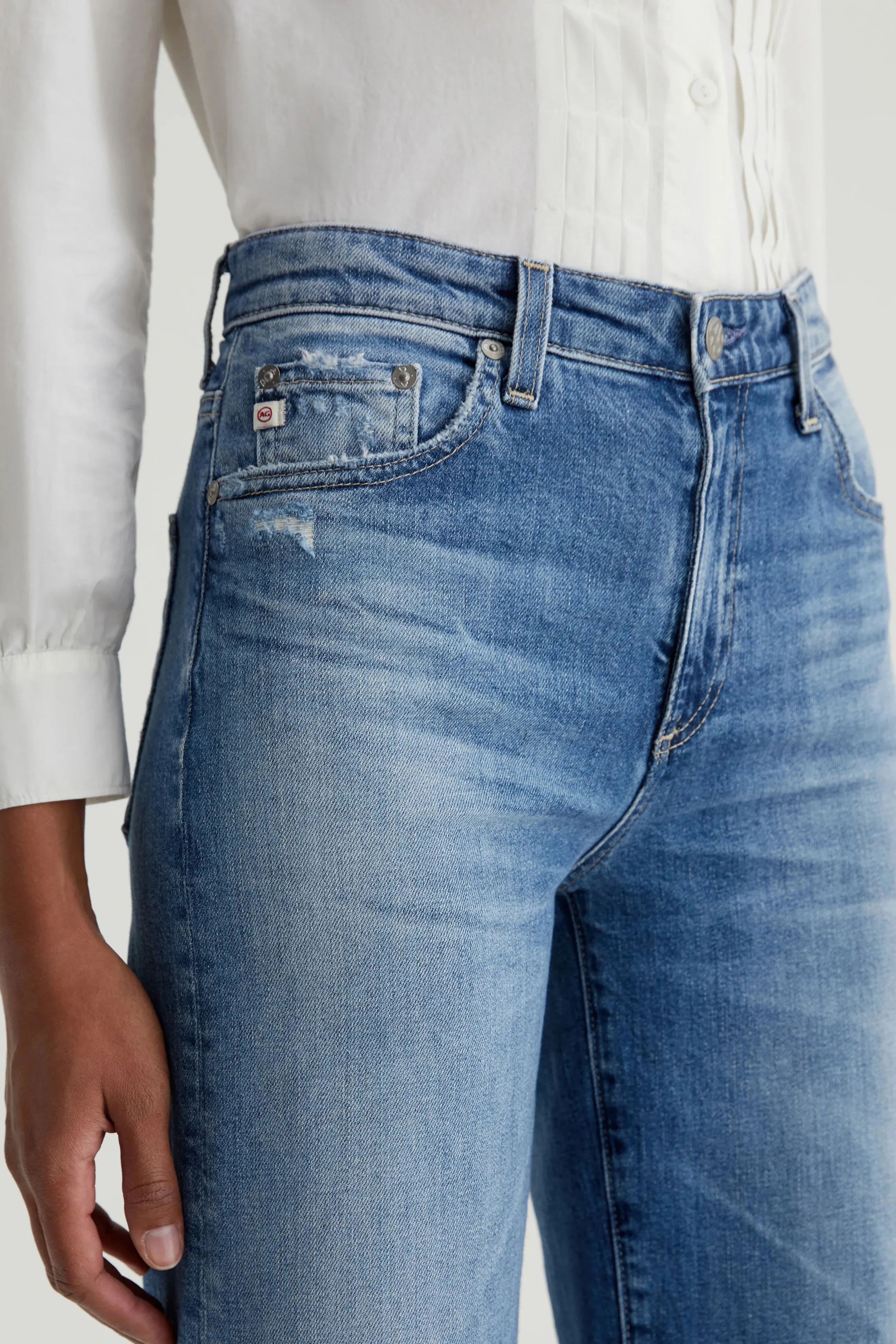 Stretchable Fit Quick Access Saige Wide Leg Crop