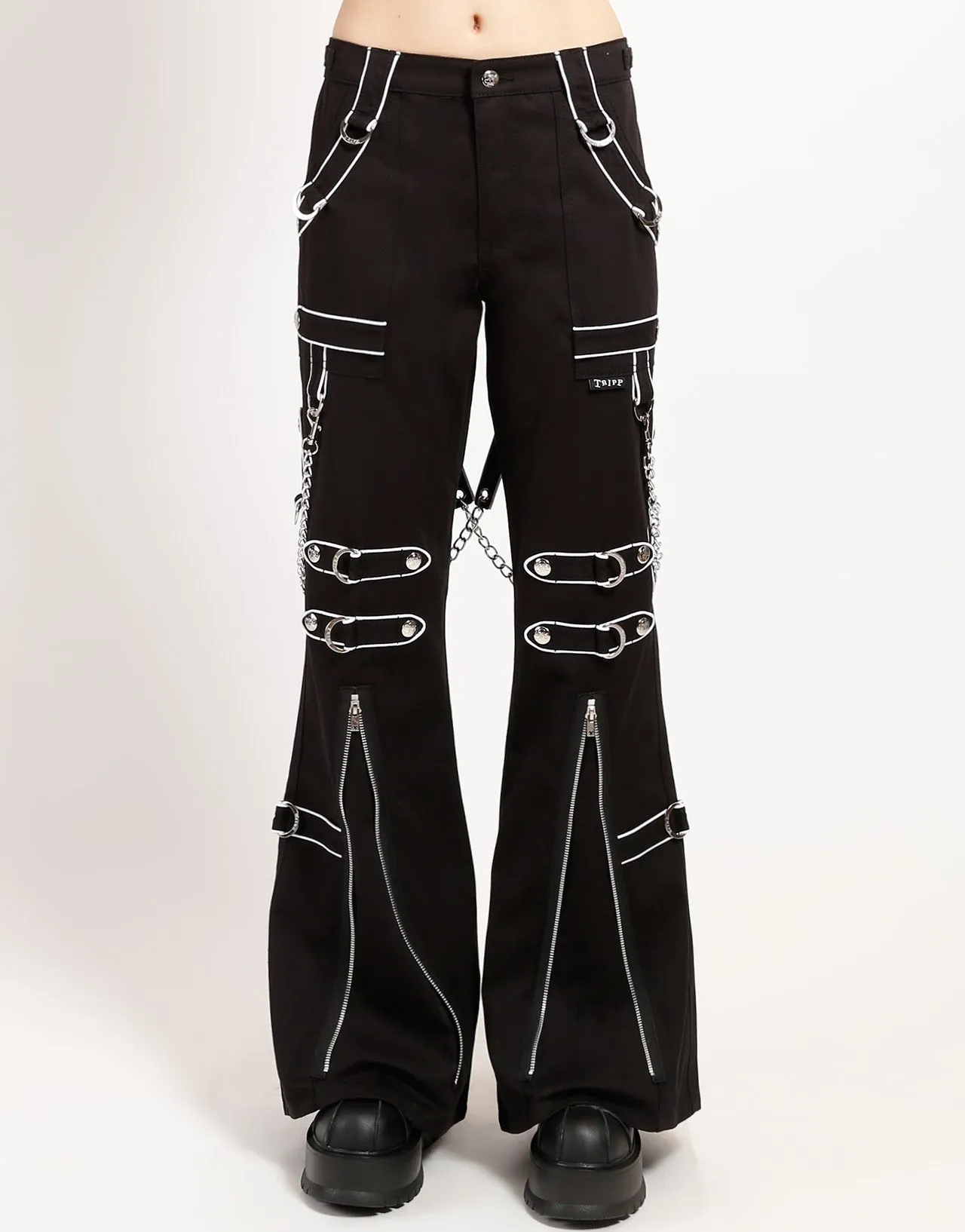 BAND DARK STREET PANT WHITE ExpandableSidePanels