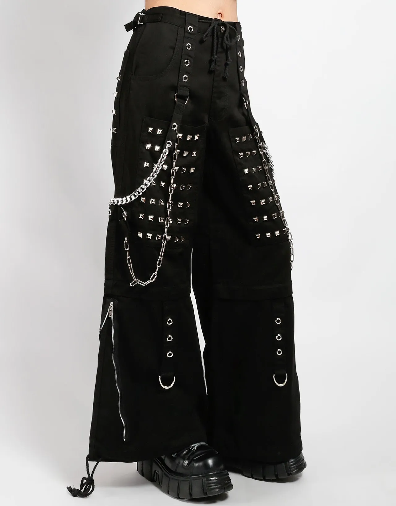 Structured Hemline MONSTER STUD PANT