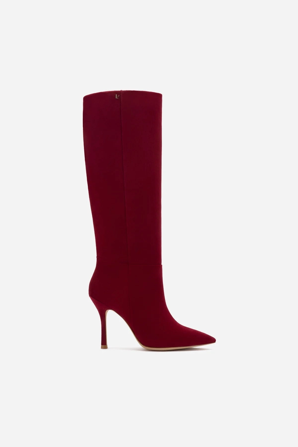 Buckle Shine Nature Lover Kate Boot In Lipstick Red Suede