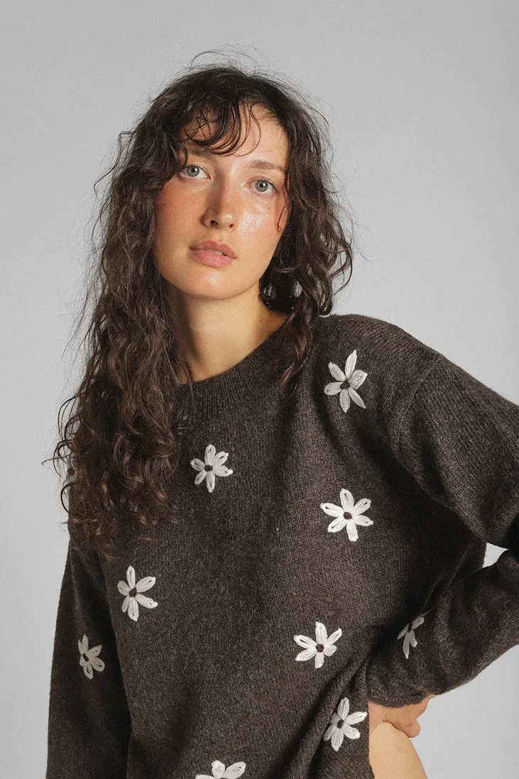 Aiden Daisy Crewneck Pullover Snug Layer