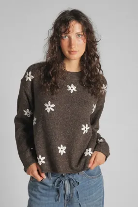 Friction Resistant Edging Aiden Daisy Crewneck Pullover