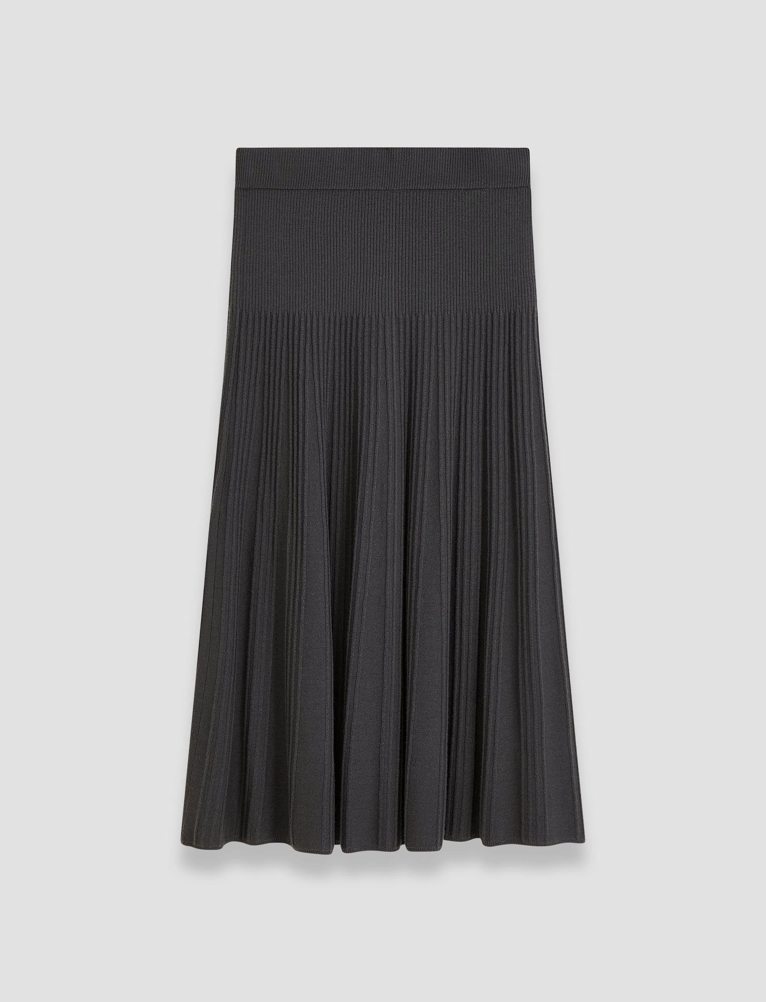 Merino Rib Skirt Subtle Details Non Irritating Seams