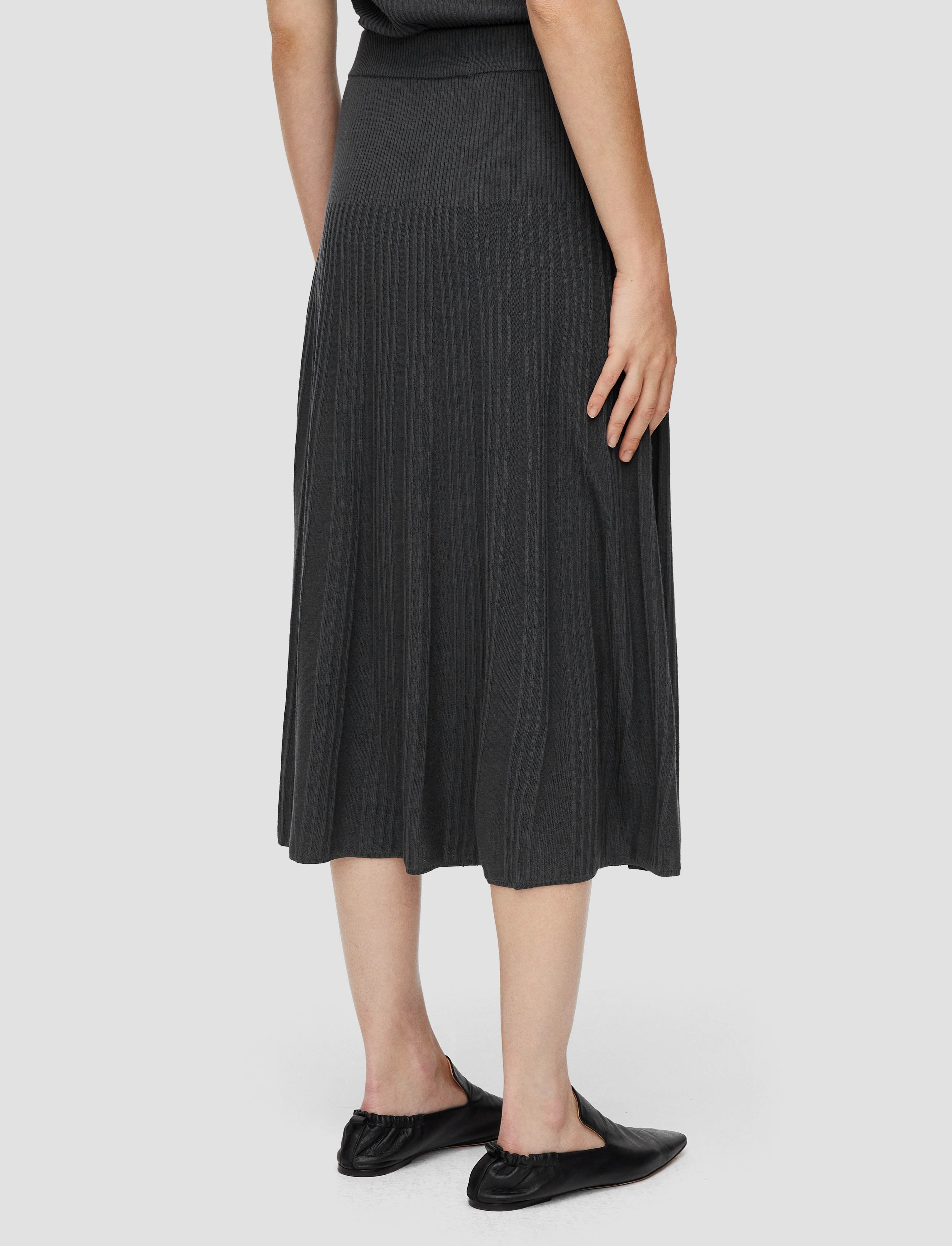 Thermoregulating Fabric Merino Rib Skirt