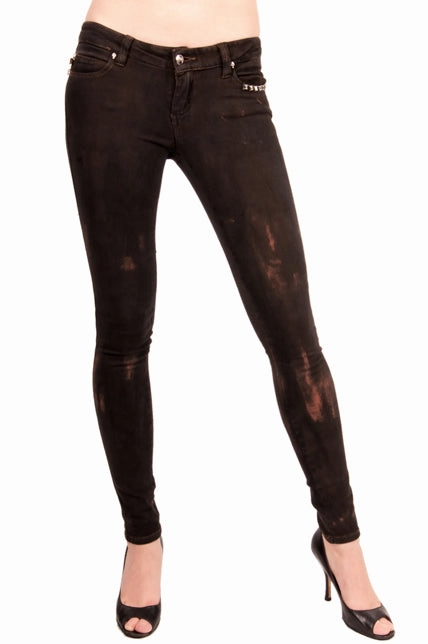 Lightweight Choice No Gap Waist Paint It Black Jeans