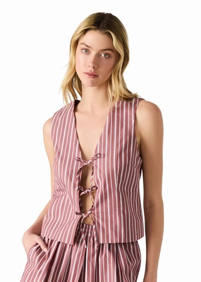 BoxySilhouette Stylish Outfit Aliza Top - Dusty Brick