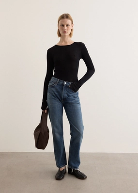 90's Pinched Waist Jeans Simple Fit