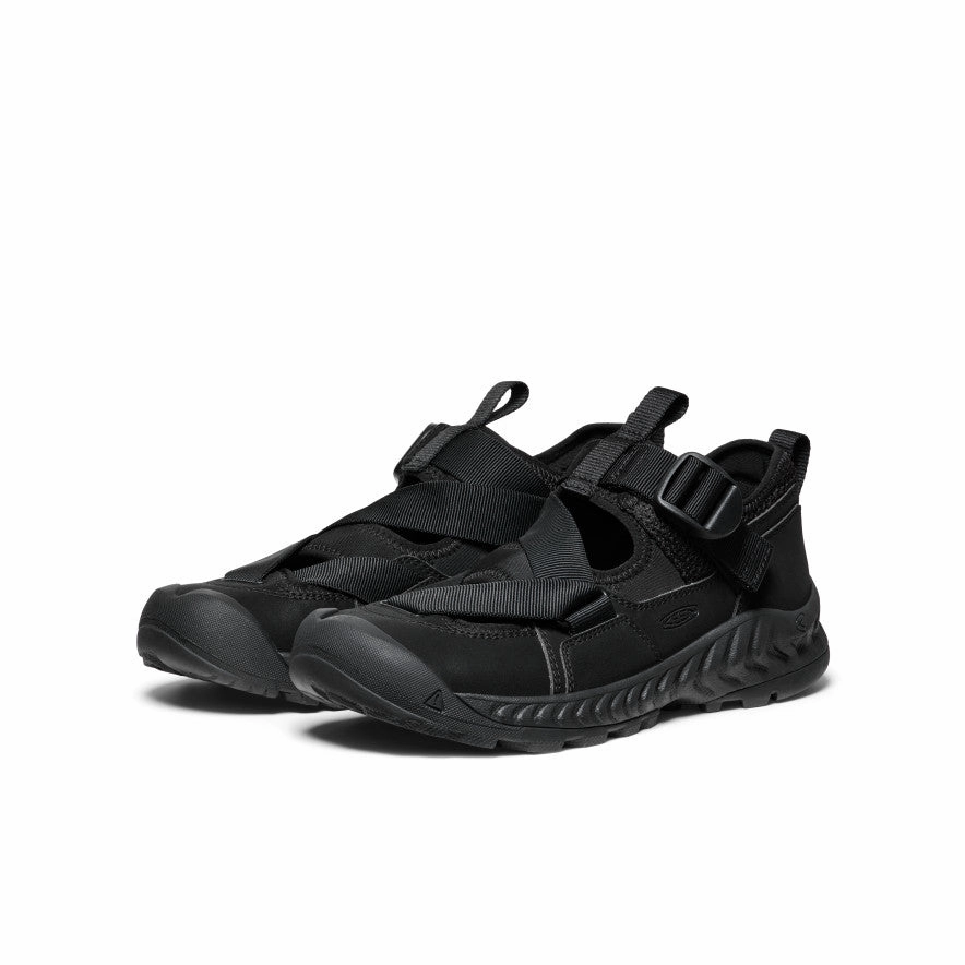 All Gender Hoodzerra Sandal  |  Black/Black Easy-to-wear Sandals