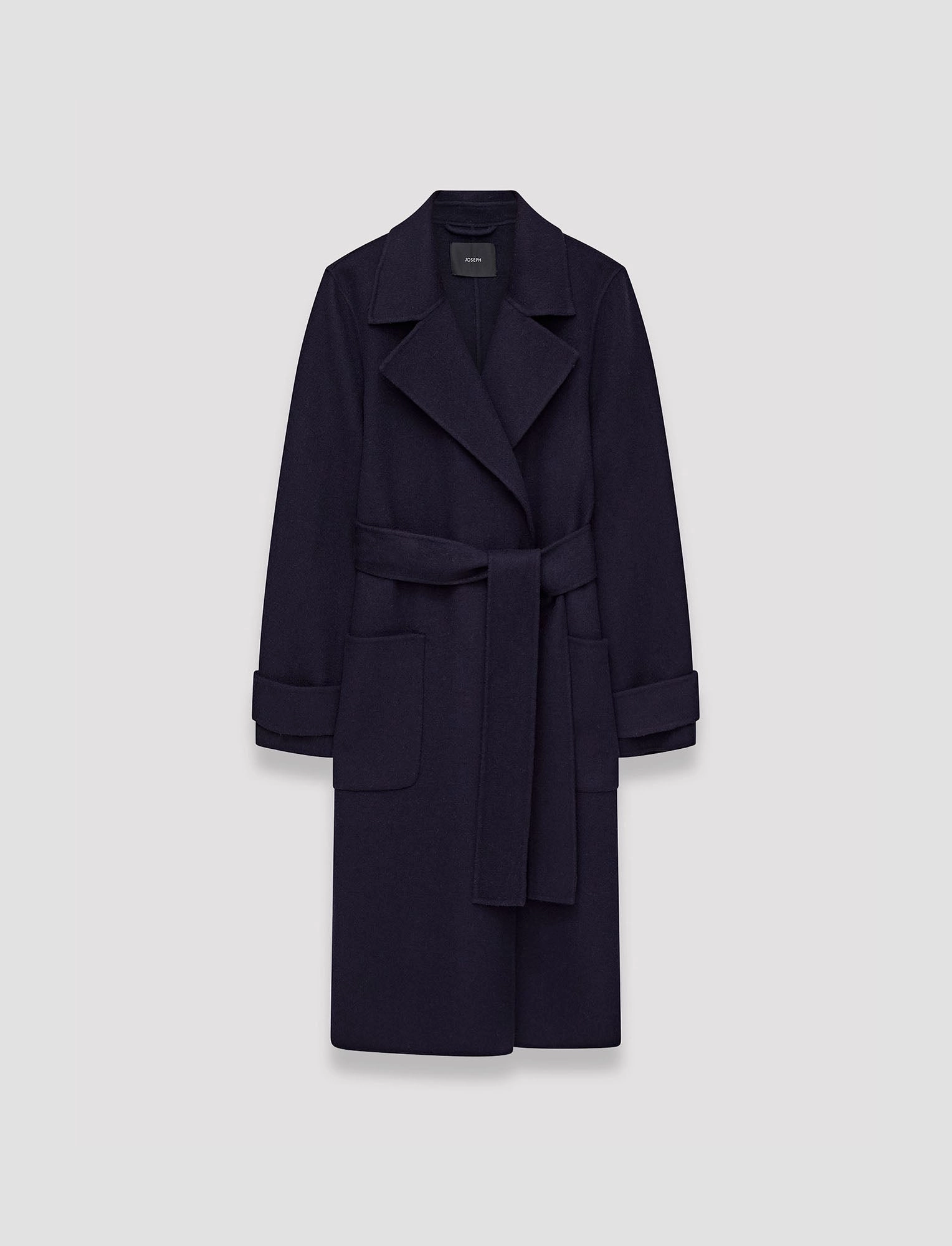 Light Reflectivity Trim Arline Double Face Cashmere Coat