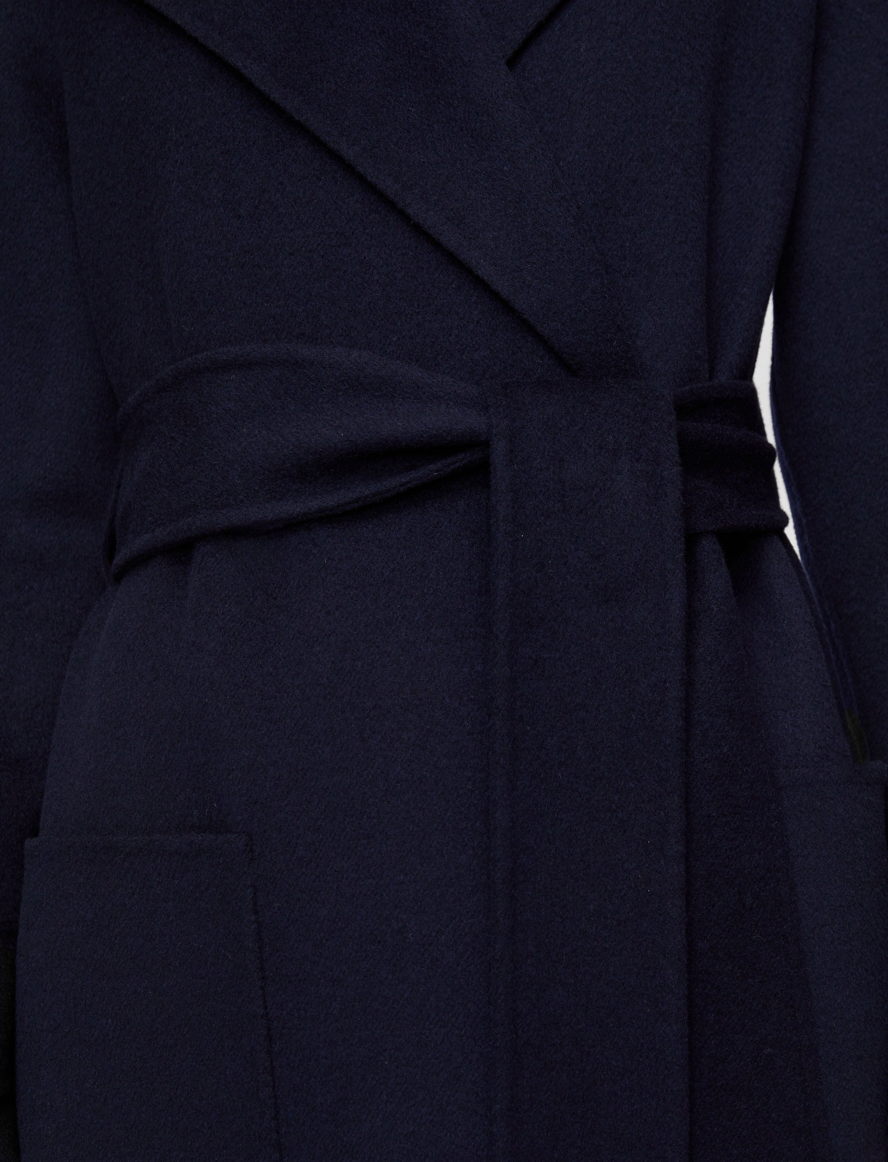 Arline Double Face Cashmere Coat TearResistant Reinforcements