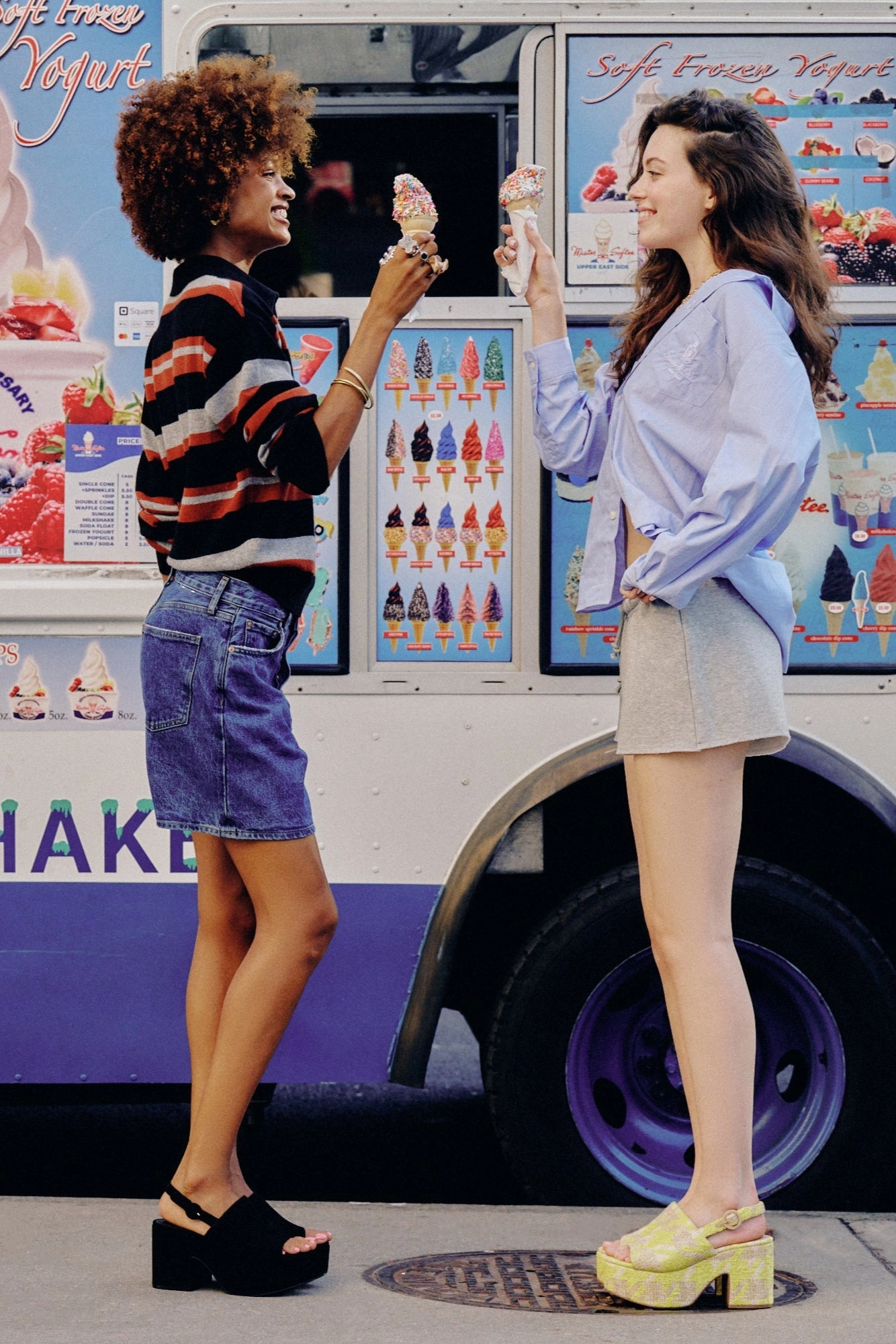 Quick Rest Secure fastening Miso Platform Sandal In Black Suede