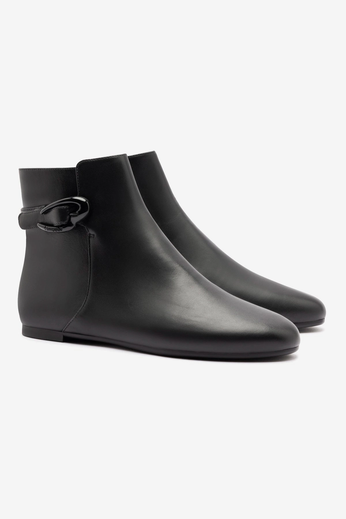 Mini Verona Boot In Black Leather Reinforced Form Weather Resistant User Light Step