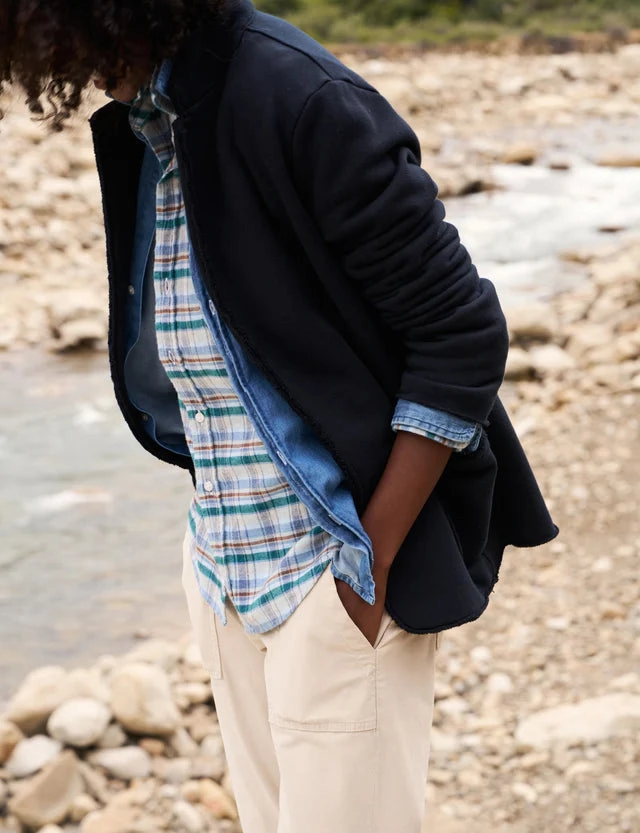 High Visibility Elements Outdoor Ease Dublin Knit Blazer British Royal Navy