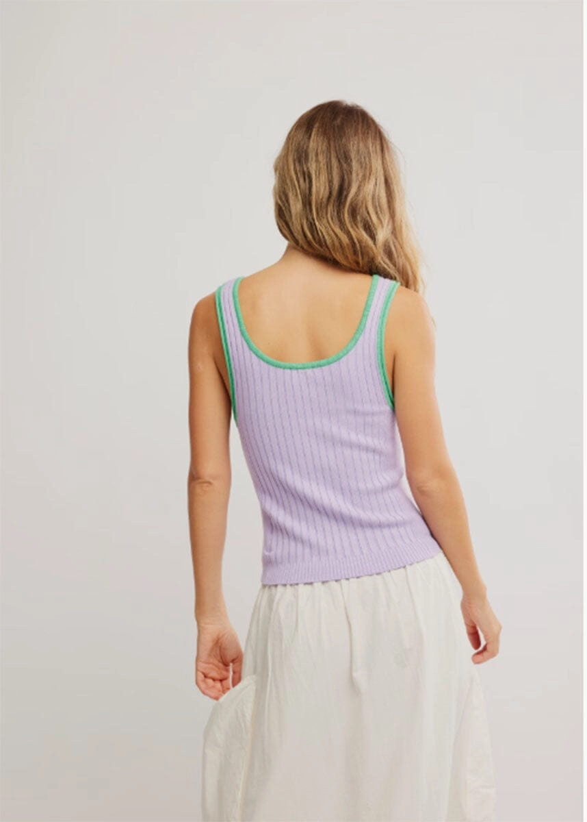 All Star Sweater Tank - Lilac Lily Combo Professional Cut
