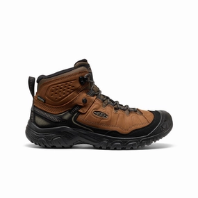 Men's Targhee IV Waterproof Hiking Boot  |  Bison/Black Insulated Rural Traveler Adjustable lacing