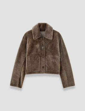 Chill Proof Style Magnetic Closure Options Alloway Reversible Soft Shearling Jacket