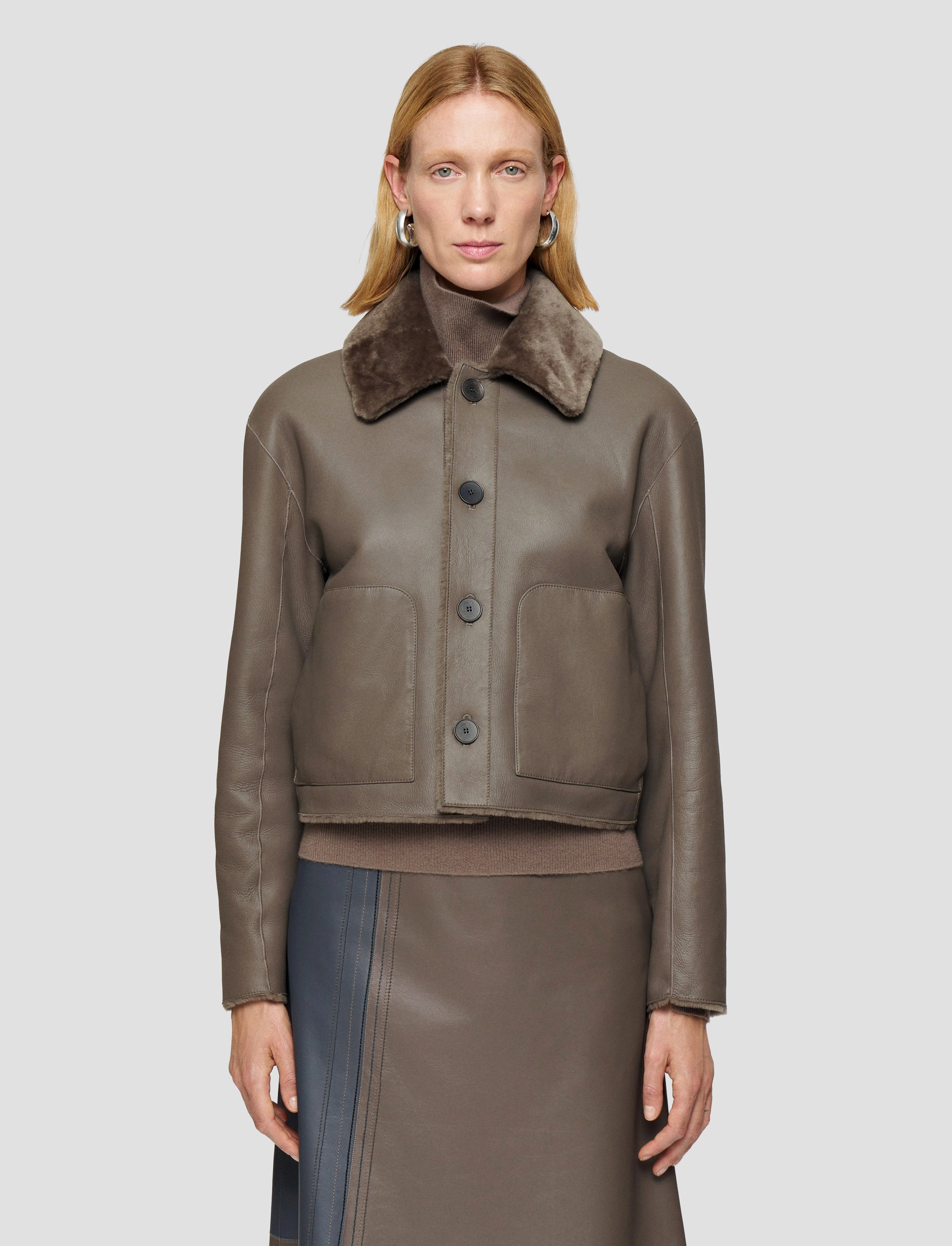 Alloway Reversible Soft Shearling Jacket Transitional Daily Fit