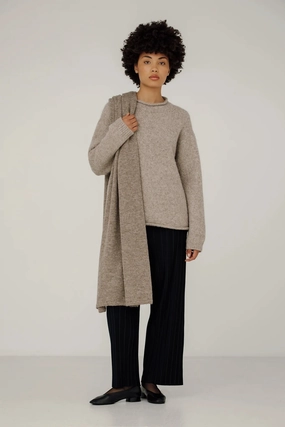 Alpaca Travel Wrap Lightweight Form Low Impact Manufacturing