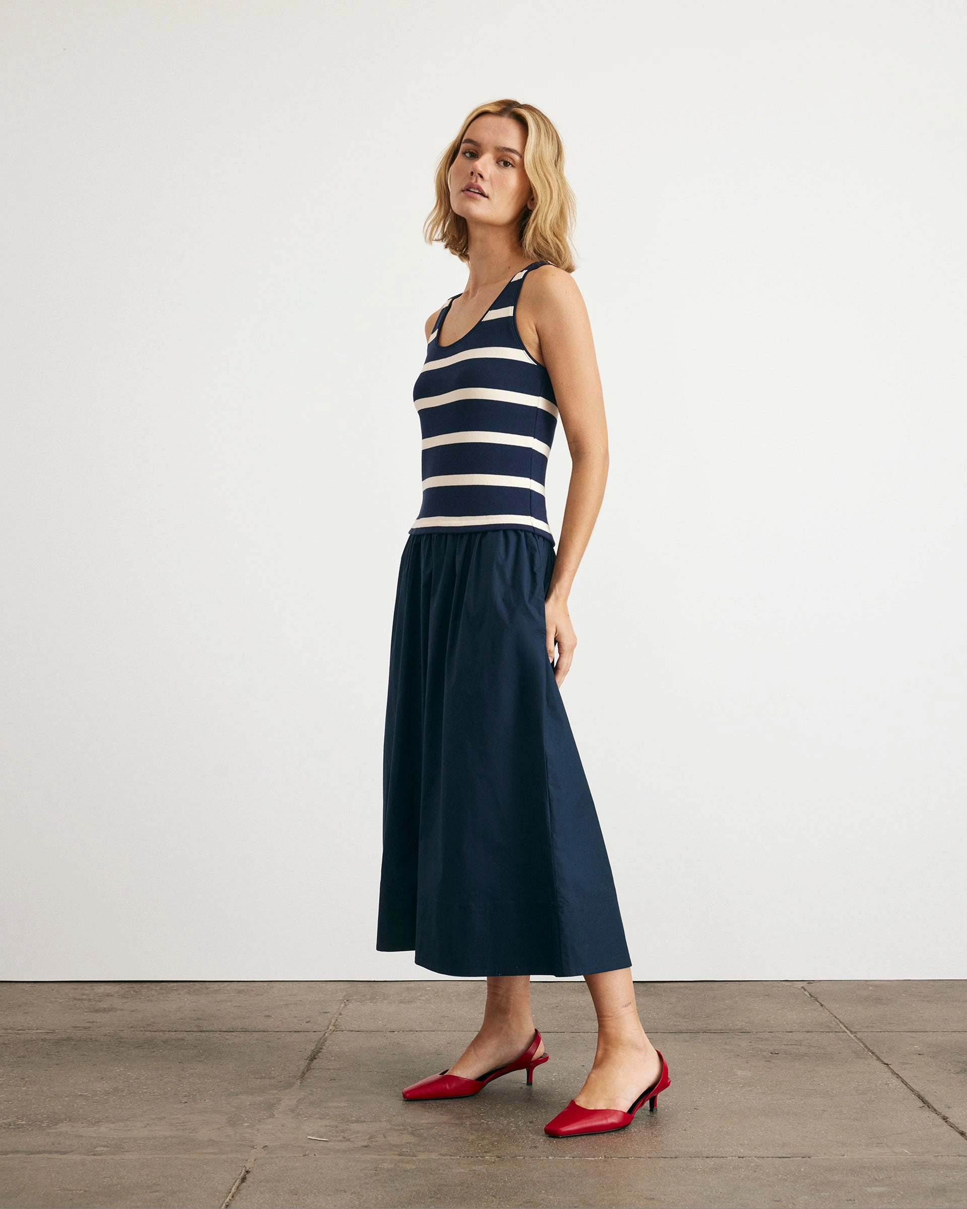 Daily Trend Non Restrictive Silhouette Amber Dress