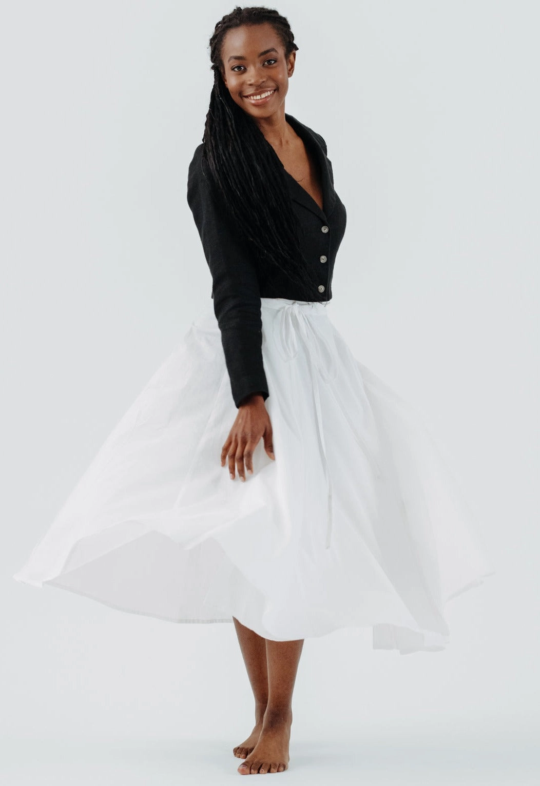 Petticoat Skirt, Wrap Luxe style Chic casual