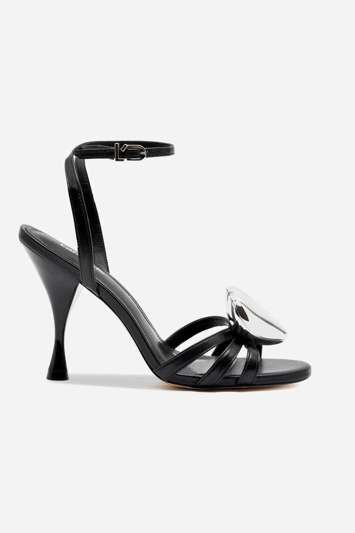 Flexible Outdoor Footwear Errand Style Amore Sandal in Black Leather