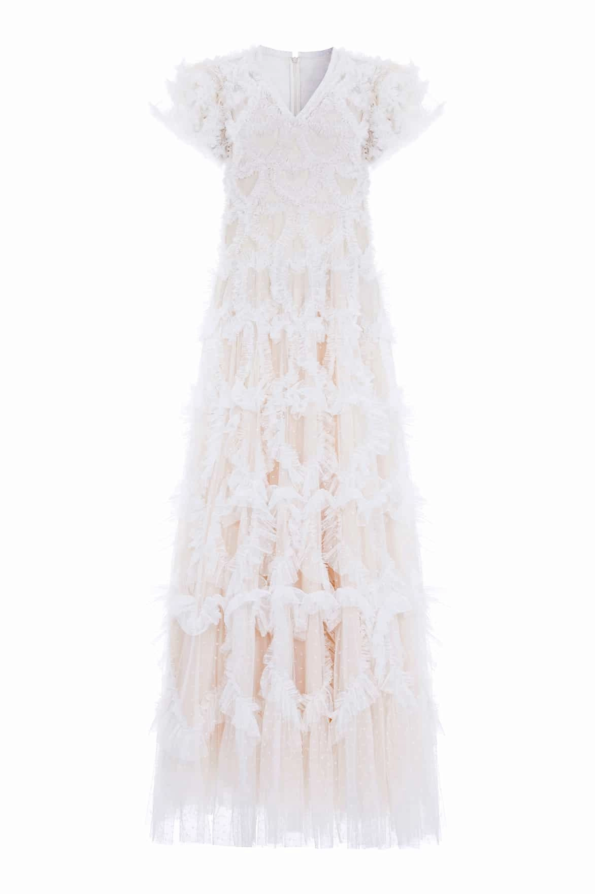 All-Occasion Wear Minimal Fit Amorette V-Neck Gown