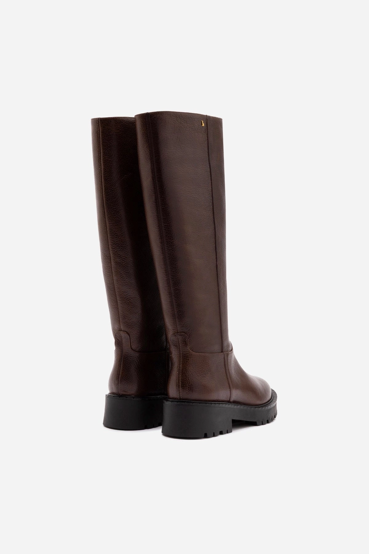 Anne Lugsole Boot In Brown Leather Urban Utility