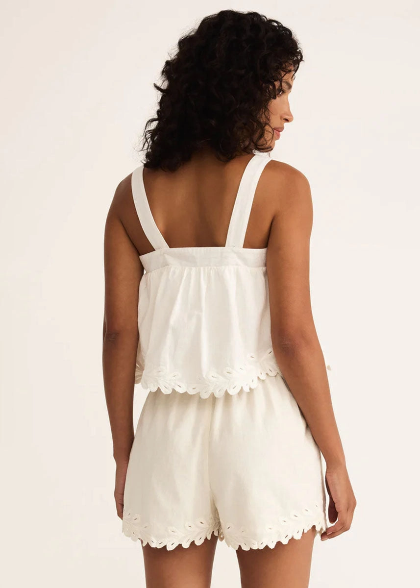 Tubular Body Construction Annecy Tank - White