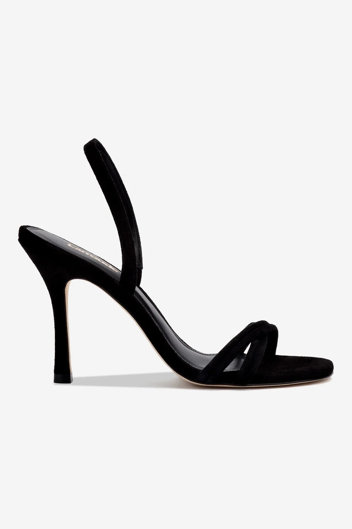 Open Design Annie Sandal In Black Suede