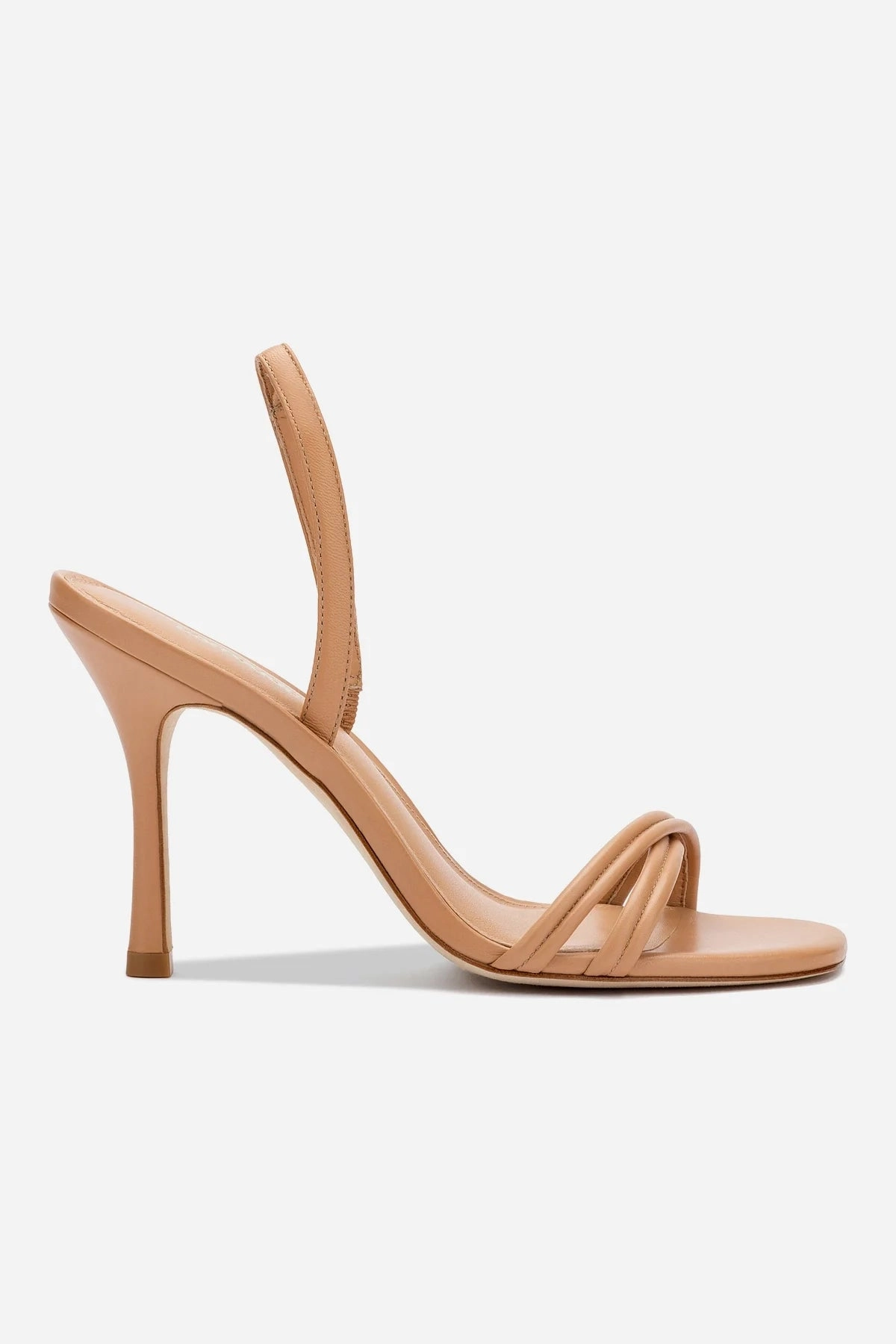 Thermoplastic Durable Frame Annie Sandal In Tan Leather