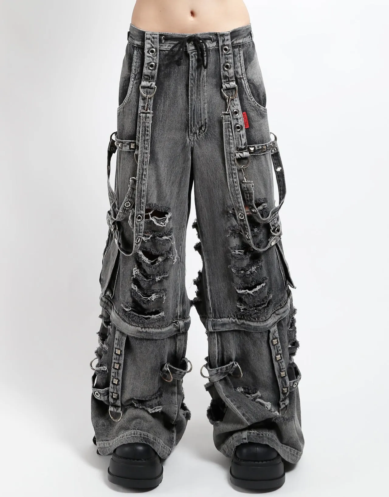 SHREDDER DENIM FULL FORCE PANT BLACK FOG WASH Quick Dry Wear Quick drying material