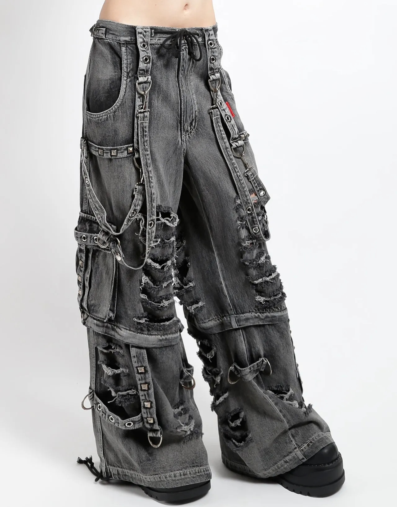 SHREDDER DENIM FULL FORCE PANT BLACK FOG WASH Casual Comfort Fit