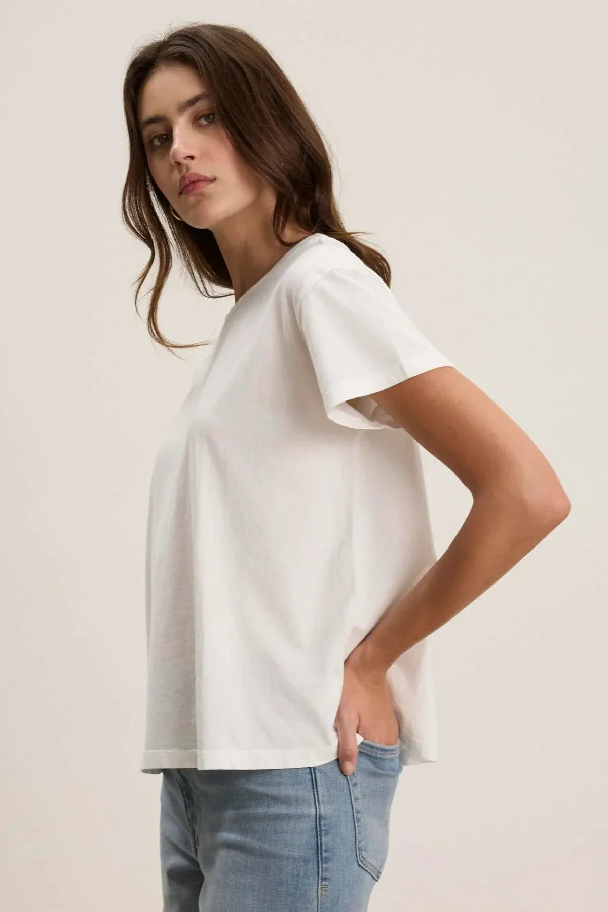 Formal Elegance Simple Style Topanga Tee