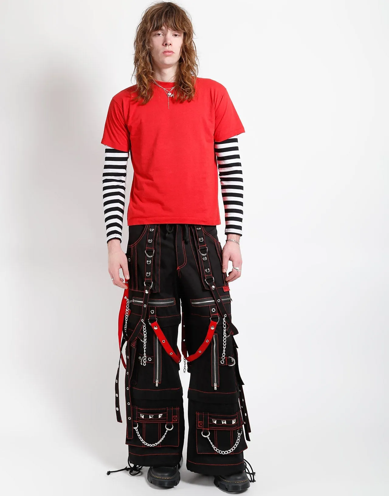 MIRACLE PANT BLACK/RED Fashionable Look