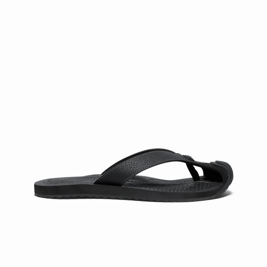 Day Wear Outdoor Comfort Women's Barbados Flip-Flop  |  Black/Steel Grey
