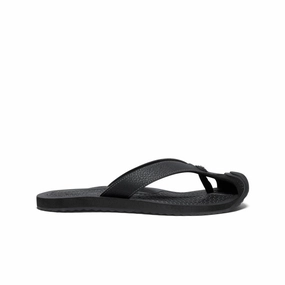 Women's Barbados Flip-Flop  |  Black/Steel Grey Ultraviolet Resistant Webbing